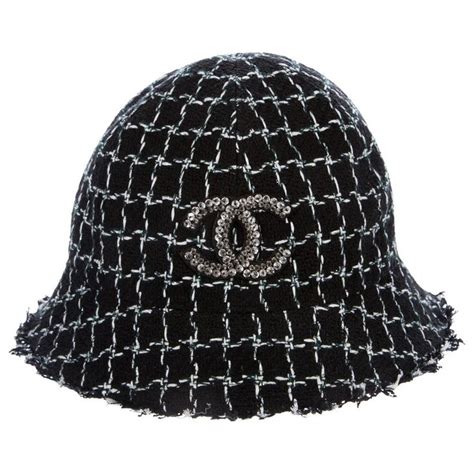 coco chanel checked cloche hat|chanel headwear.